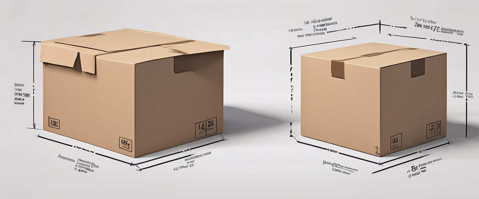 Moving box sizes comparison